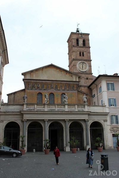 Santa Maria in Trastevere - oldest St. Mary's church in Rome